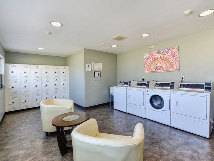 On-site laundry facilities